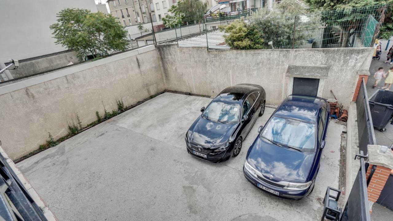 Chic Apart With Parking Near Paris Apartment Aubervilliers Bagian luar foto